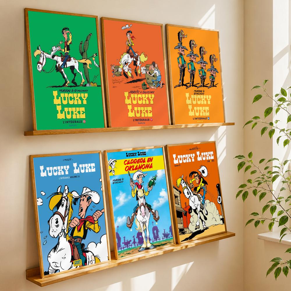 Anime Cosplay Wallpaper - L-lucky Luke Anime Poster HD Home