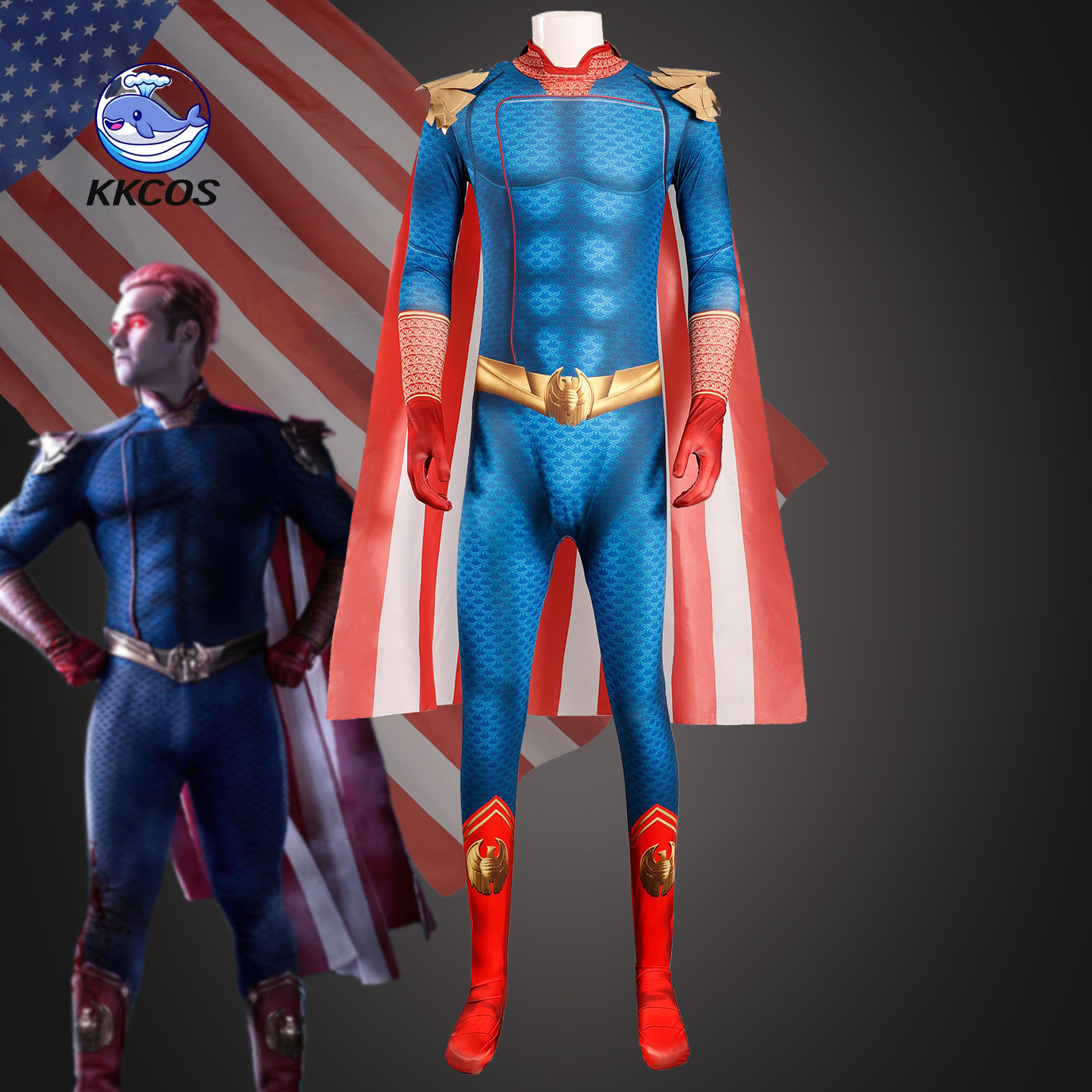 KKCos The Boys Homelander Cosp - đánh giá và giá Cosplay Anime Boy
