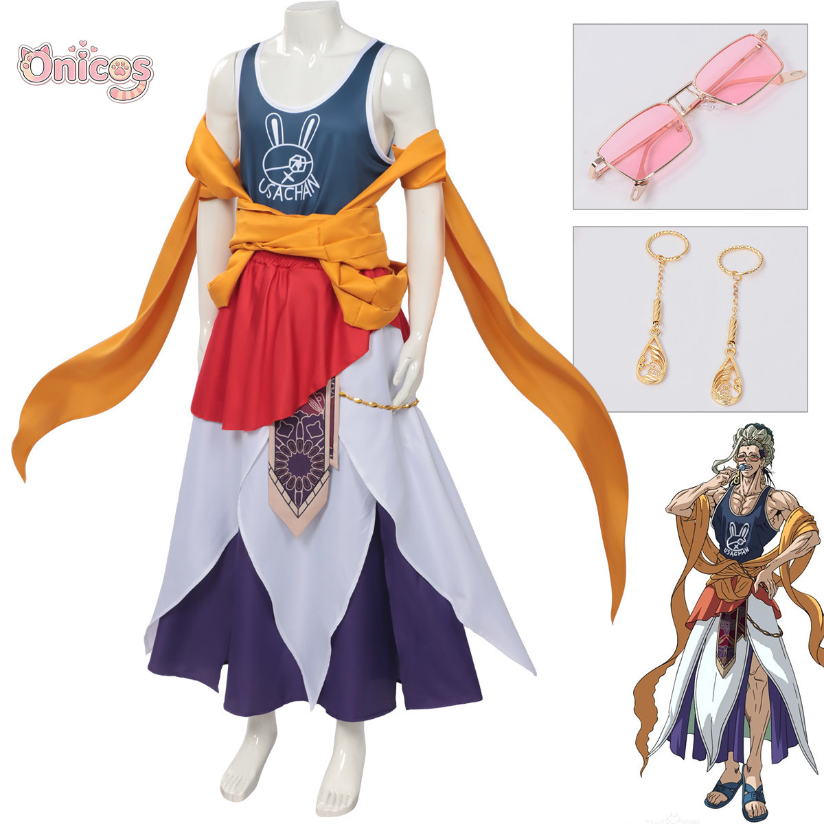 Record of Ragnarok Buddha Cosp - đánh giá và giá Anime Cosplay Swimsuit