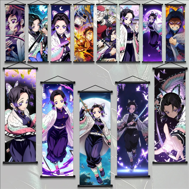 Shinobu Kocho Demon Slayer Art - đánh giá và giá Anime Cosplay Props