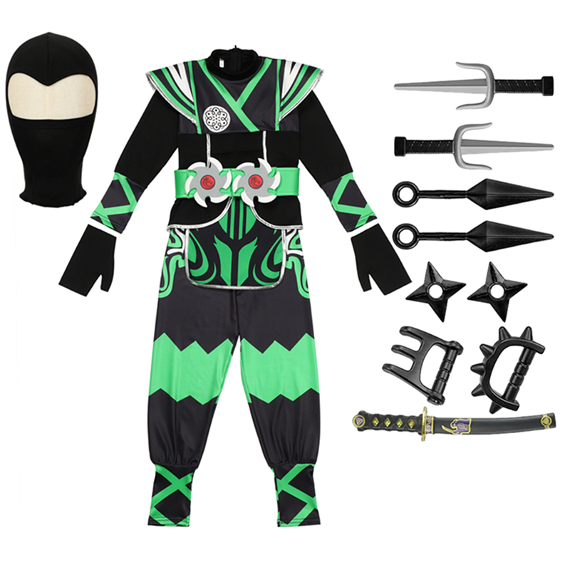 Japanese Ninja Costume Set for - đánh giá và giá Cosplay Anime Boy