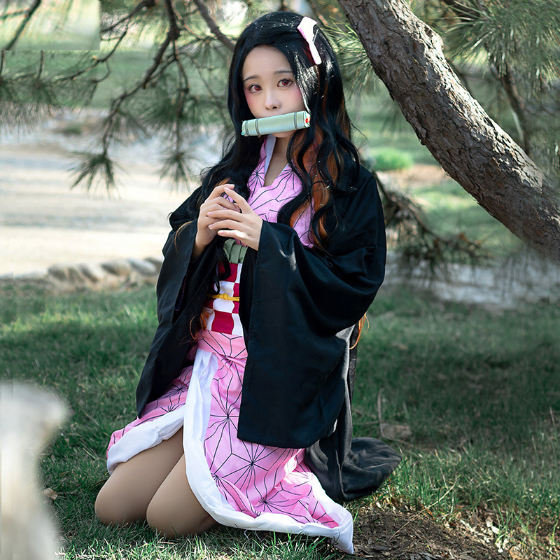 Nezuko Kamado Cosplay Costume  - đánh giá và giá Demon Slayer Haori
