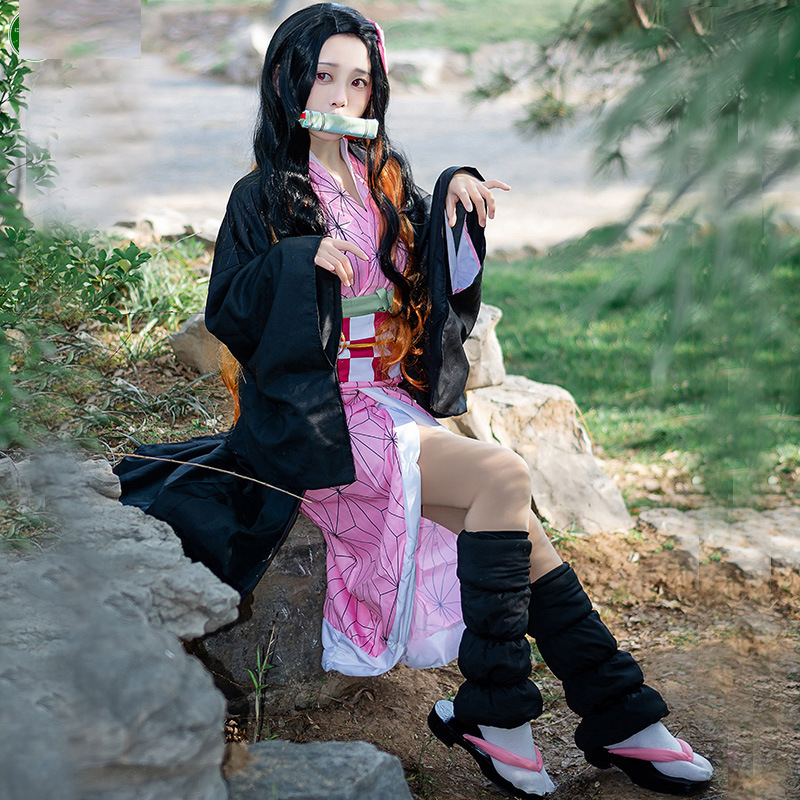 Nezuko Kamado Cosplay Costume  - đánh giá và giá Demon Slayer Haori
