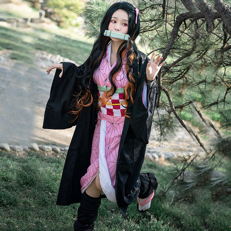 Nezuko Kamado Cosplay Costume  - đánh giá và giá Demon Slayer Haori