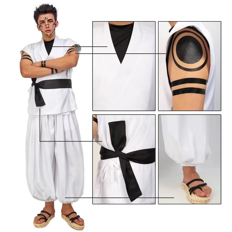 Ryomen Sukuna Cosplay Costume  - đánh giá và giá Anime Cosplay Jujutsu Kaisen