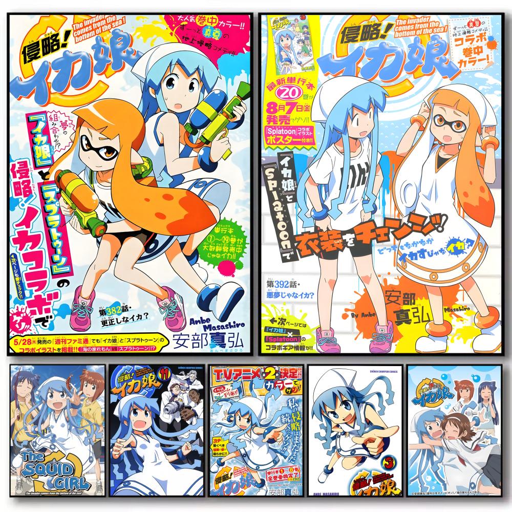 Anime Squid Girl Poster High-d - đánh giá và giá Anime Cosplay Wallpaper
