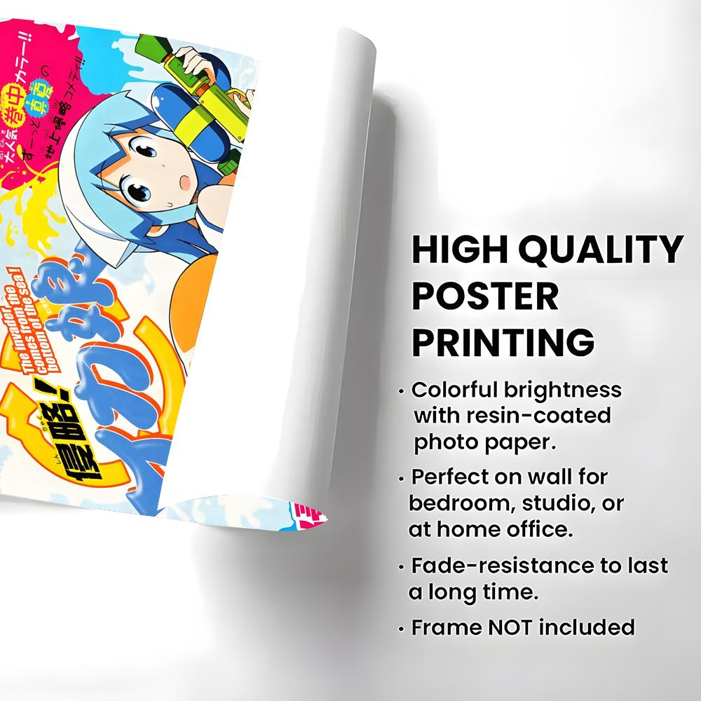 Anime Squid Girl Poster High-d - đánh giá và giá Anime Cosplay Wallpaper