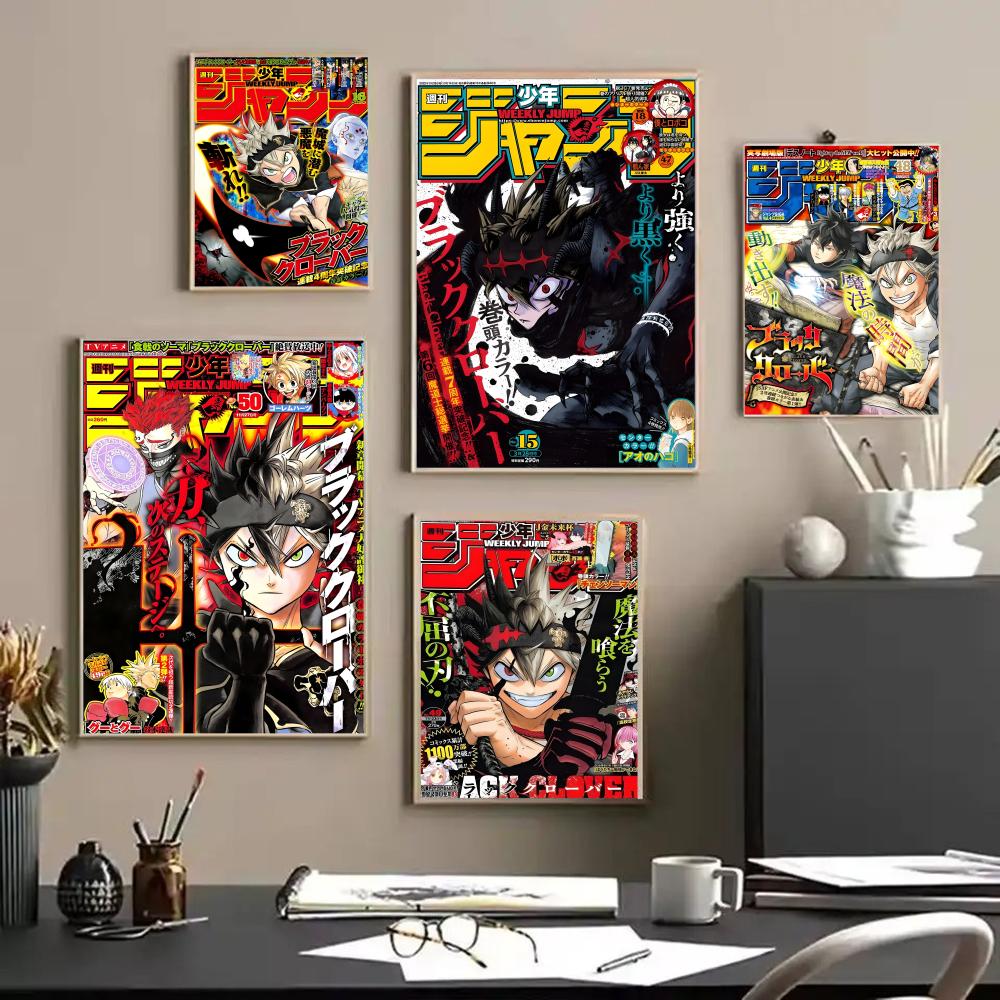 B-Black Clover Anime Poster St - đánh giá và giá Anime Cosplay Wallpaper
