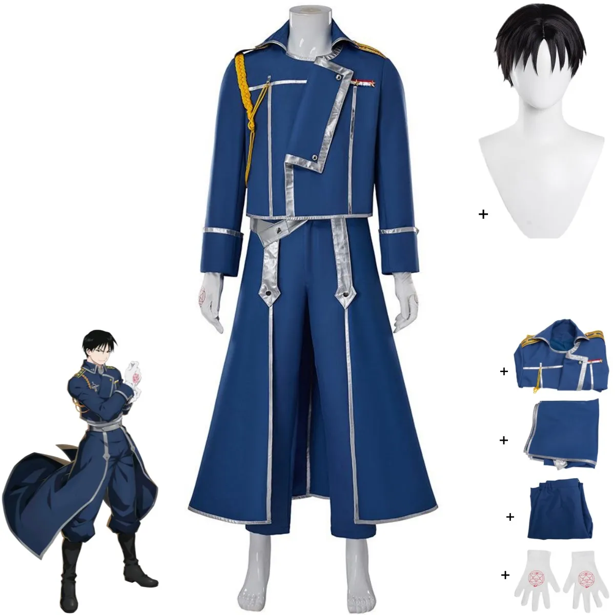 Anime Fullmetal Alchemist Roy  - đánh giá và giá Fullmetal Alchemist Coat