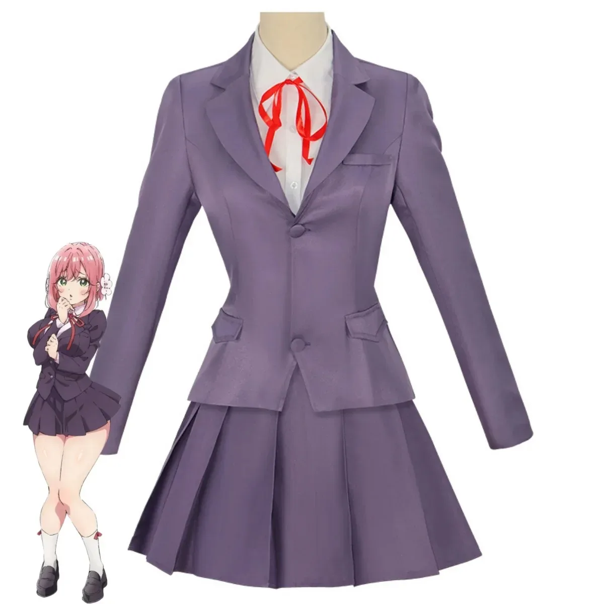 Anime The 100 Girlfriends Who  - đánh giá và giá Anime Cosplay Girlfriend