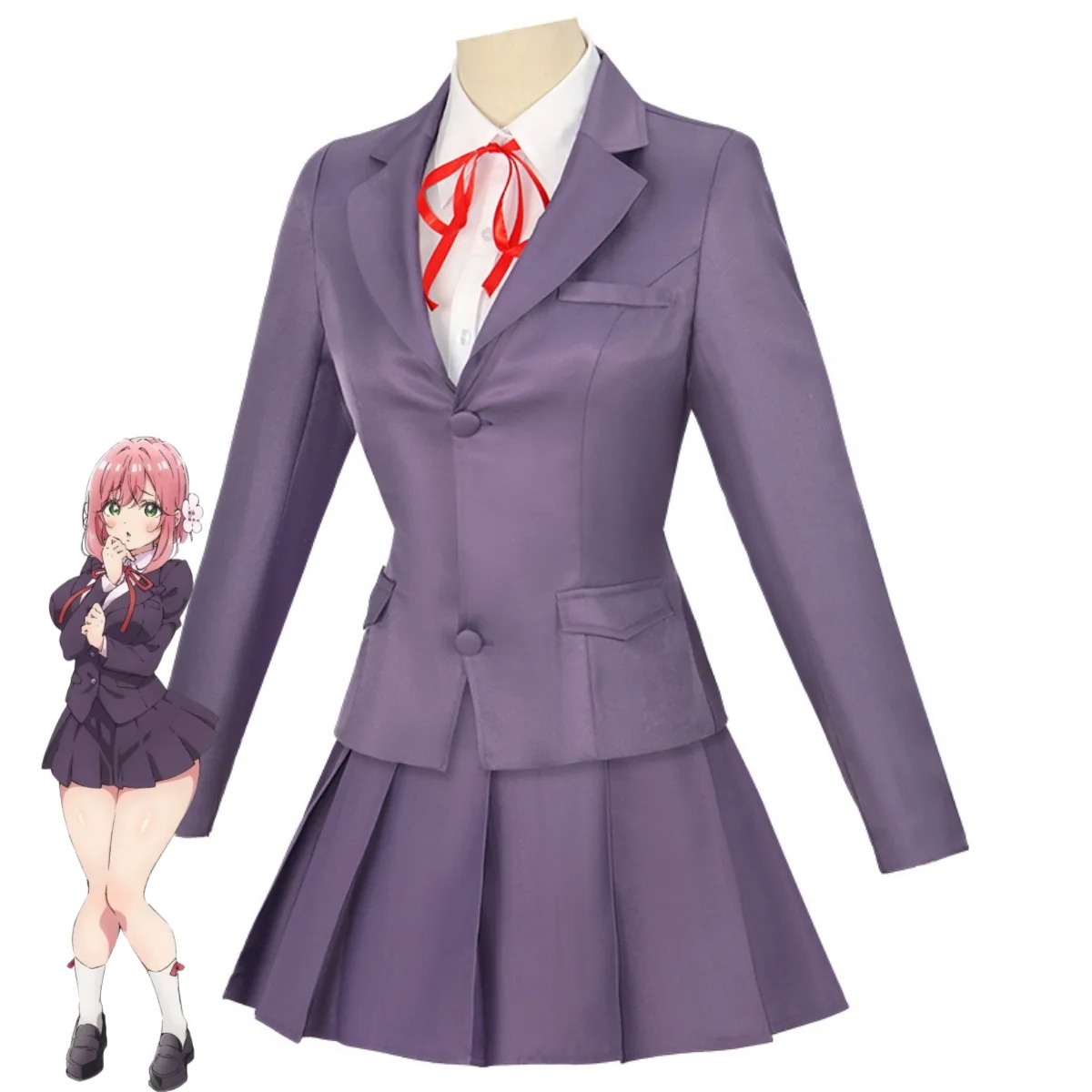 Anime The 100 Girlfriends Who  - đánh giá và giá Anime Cosplay Girlfriend