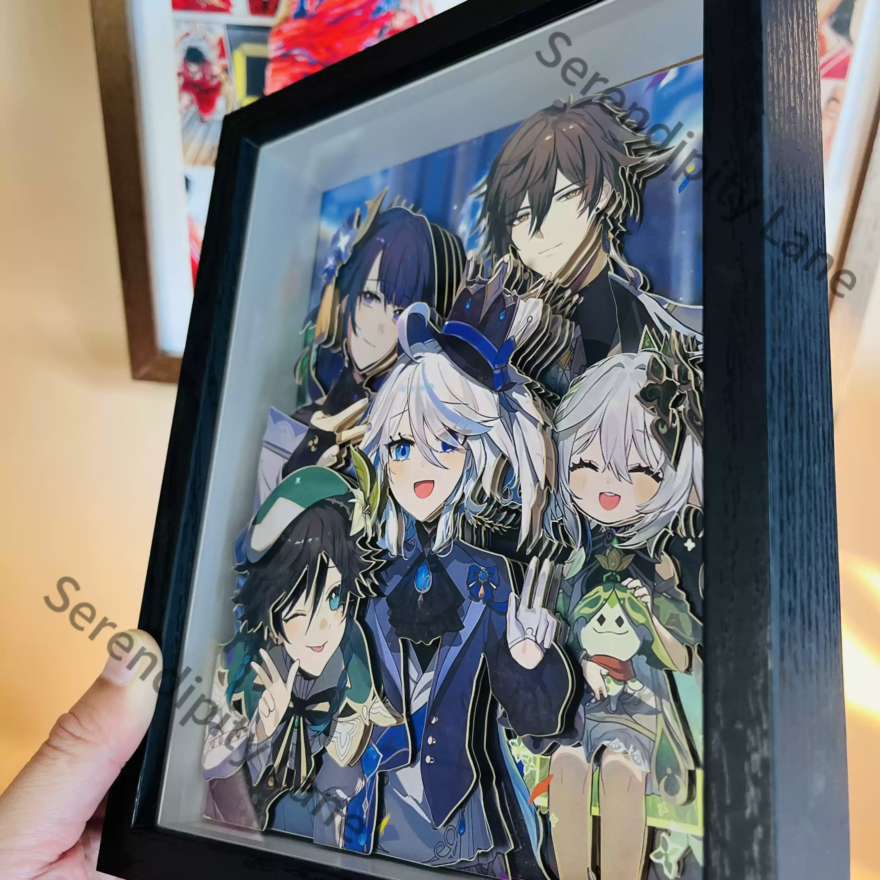 Genshin Impact Cosplay 3D Pape - đánh giá và giá Anime Cosplay Wallpaper