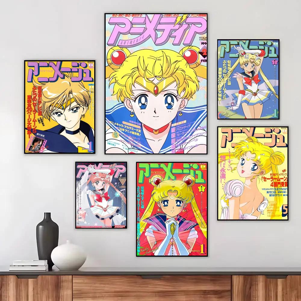 Anime S-Sailor Moon Poster Wal - đánh giá và giá Anime Cosplay Wallpaper