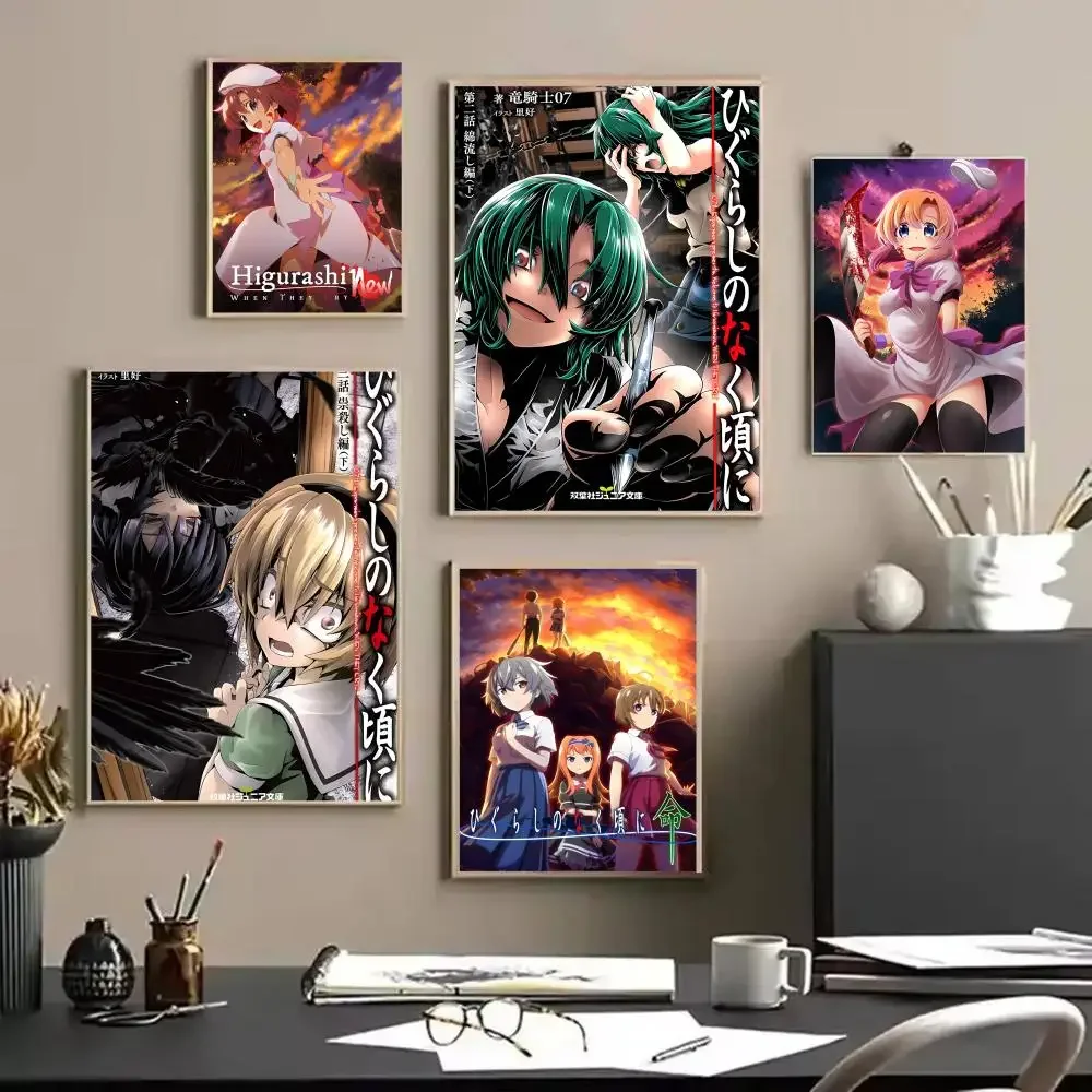 Anime H-Higurashi When They Cr - đánh giá và giá Anime Cosplay Wallpaper